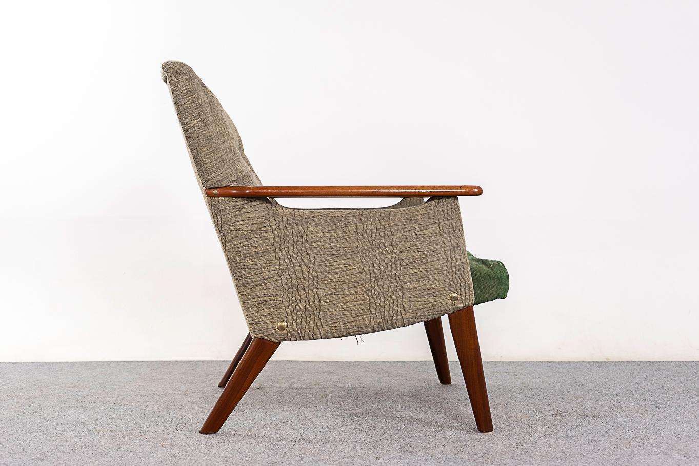 Teak Danish Modern Lounge Chair For Sale 1