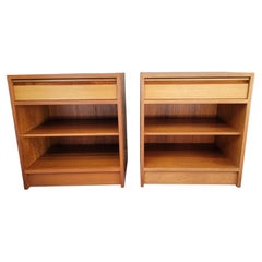 Teak Danish Modern Night Stands A Pair
