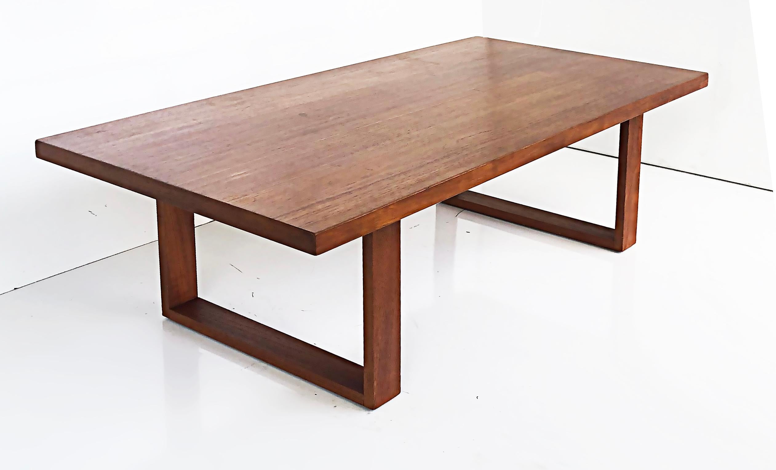 Teak Danish Modern Poul Cadovius for CADO Coffee Table

Offered for sale is a Mid-century Scandinavian Danish Modern teak coffee table by Poul Cadovius for CADO of Denmark. The table has very clean lines and retains the original metal maker's tag