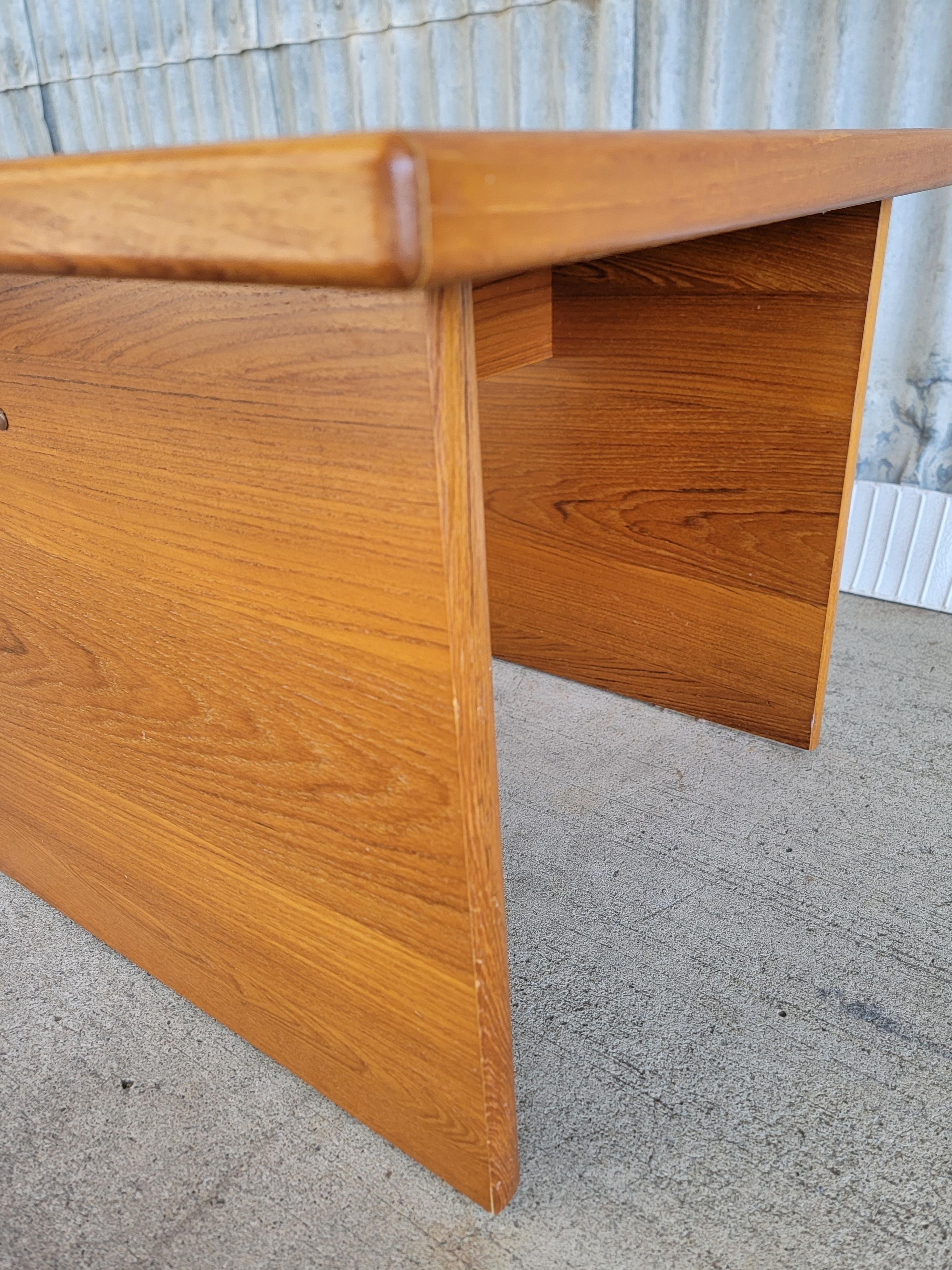 Teak Danish Modern Tile Top End Table 2