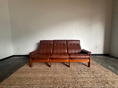 Dänisches Skipper Mobler-Sofa aus Teakholz, 1970er Jahre