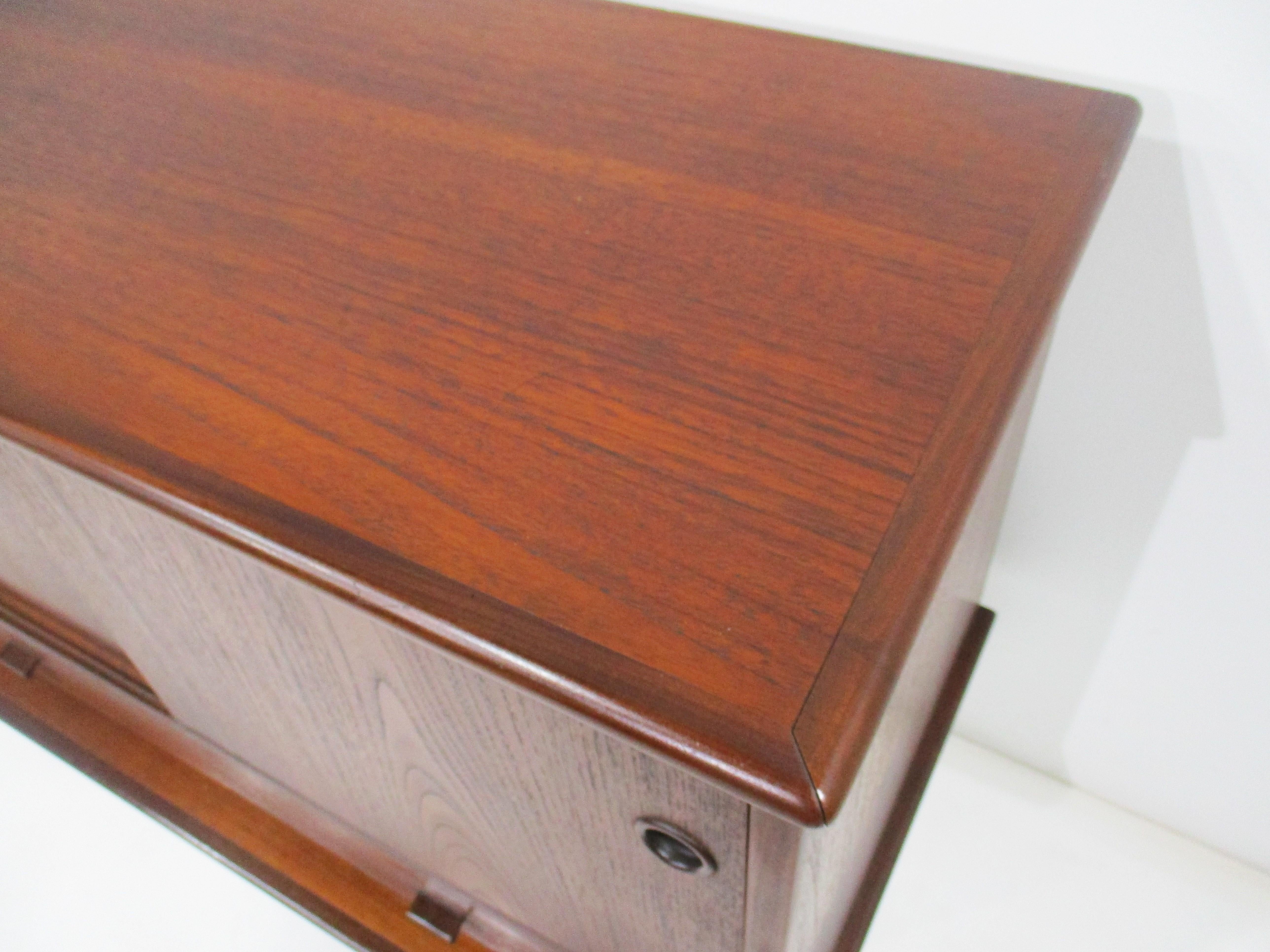 Yngve Ekstrom Danish Styled Teak Credenza Bar Cabinet for Swedese Pastoe 7