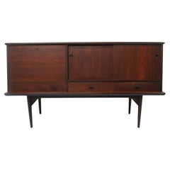 Credenza bar in teak in stile danese di Yngve Ekstrom per Swedese Pastoe