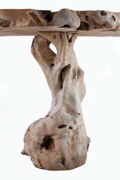 Teak Demilune Table