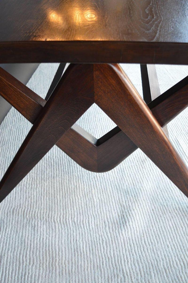 Schreibtisch und Esstisch aus Teakholz von Pierre Jeanneret.