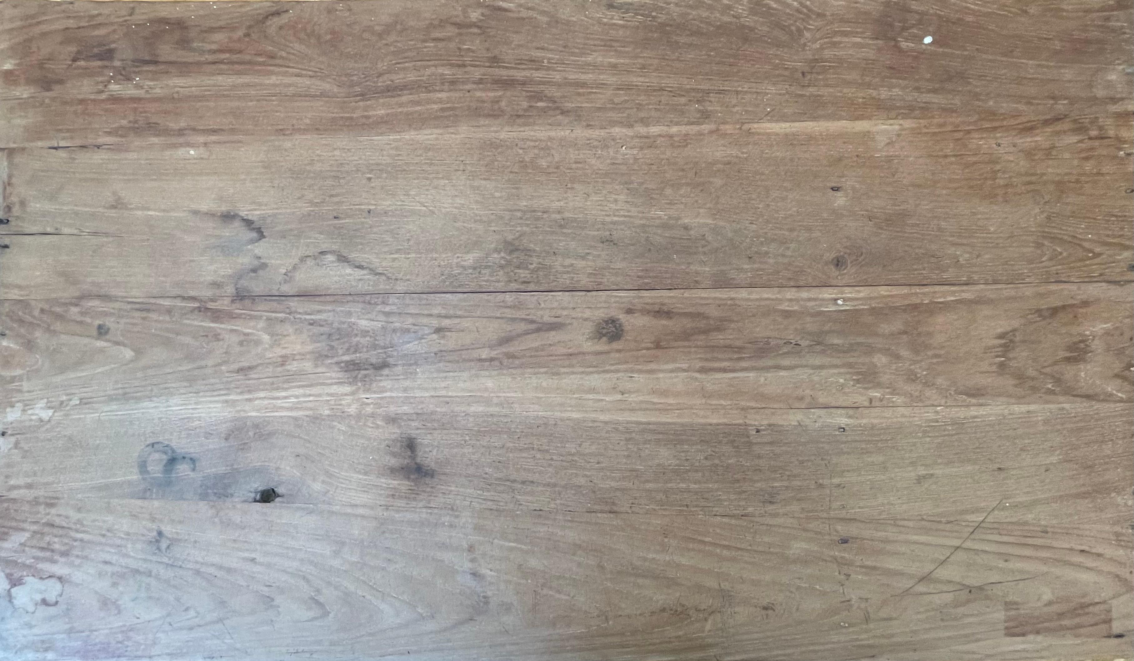 Modern Varnished teak desk, Pierre Jeanneret (1896-1967) For Sale