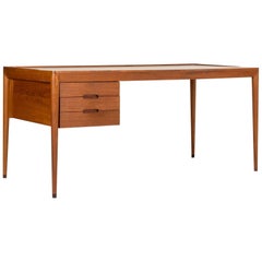Teak Desk by Erik Riisager Hansen
