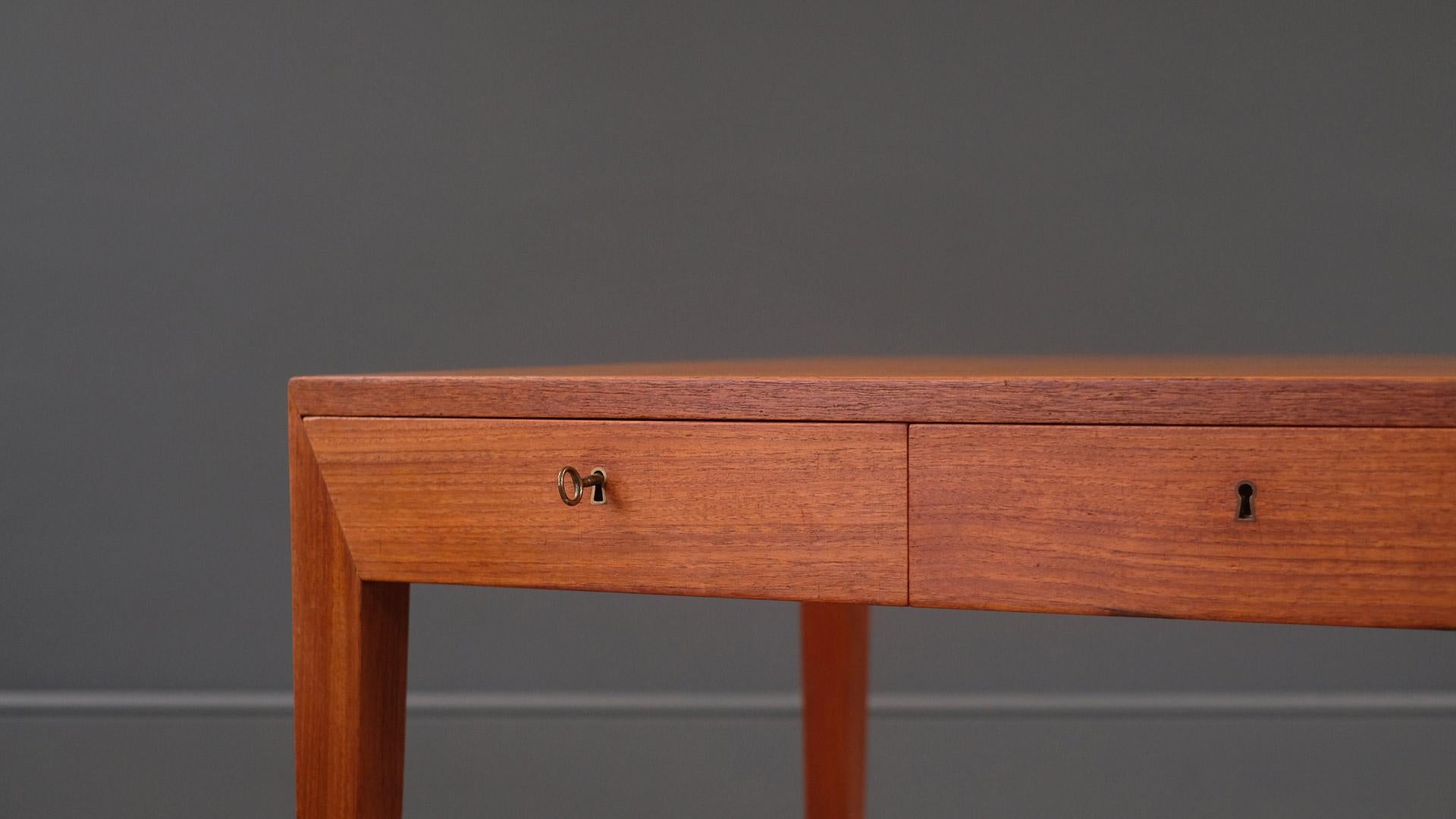 Teak Desk by Haslev, Denmark 1