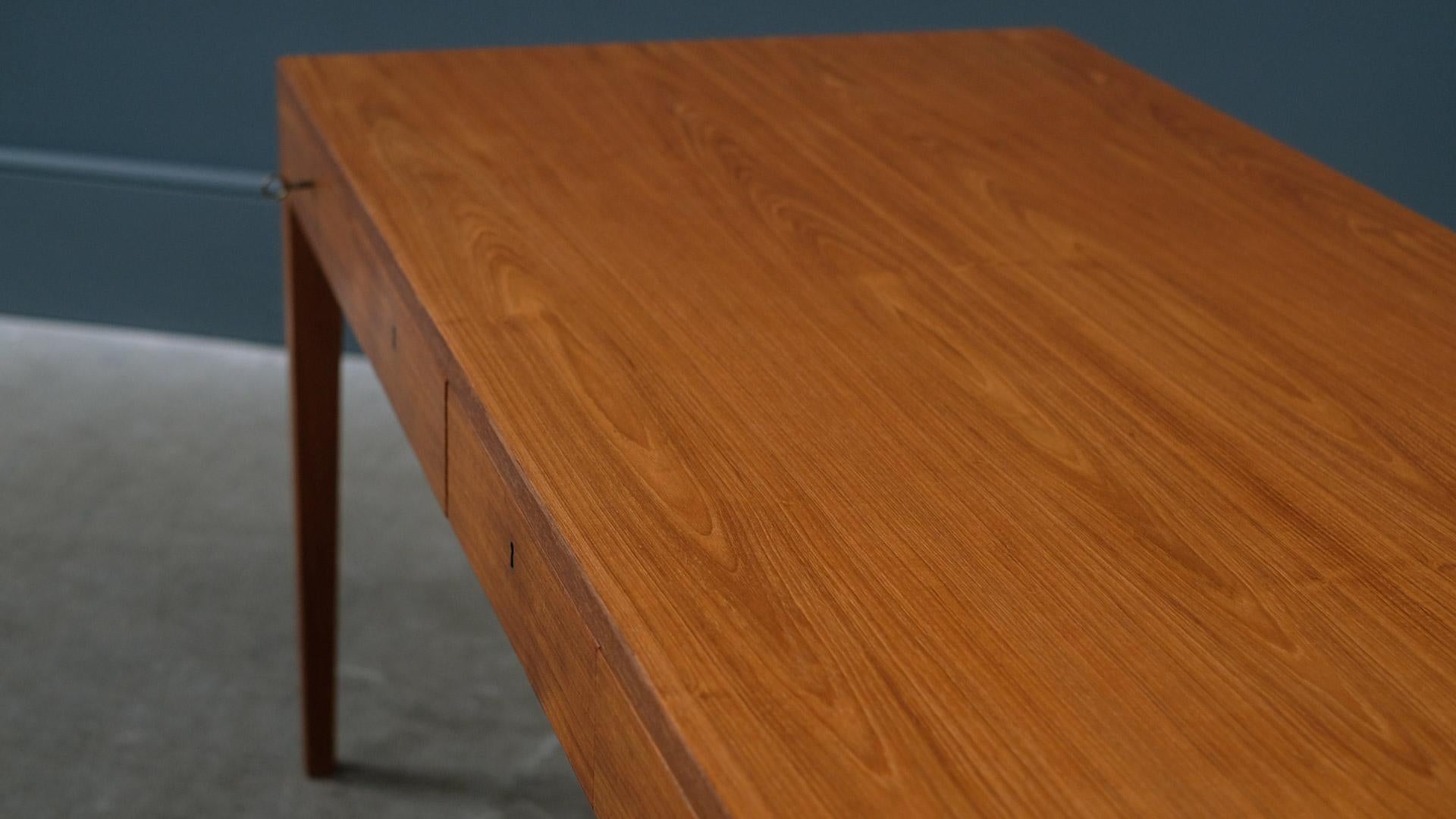 Teak Desk by Haslev, Denmark 3