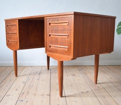 Teak Desk by J. Svenstrup for A.P. Møbler, 1960s