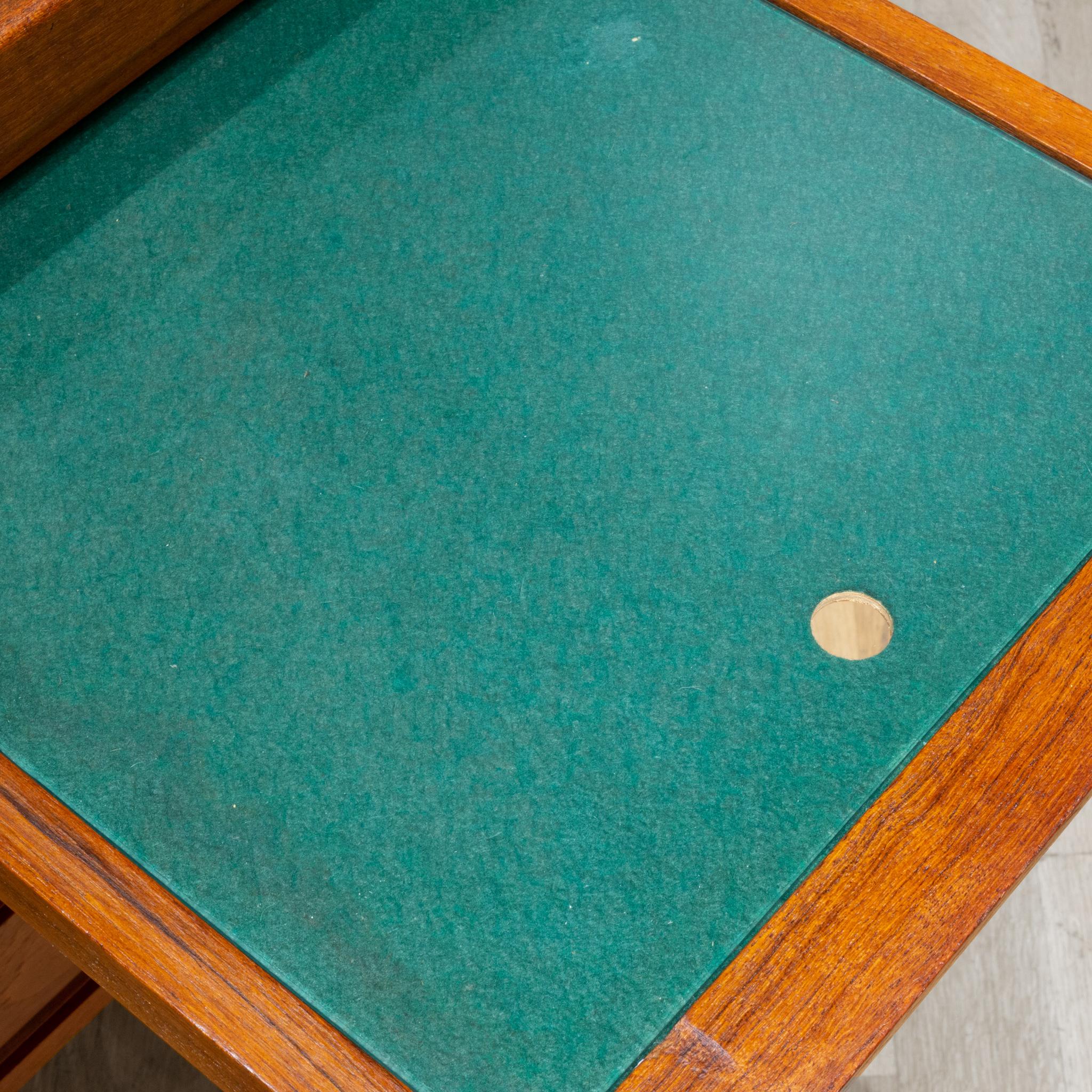 Teak Desk by Peter Hvidt Orla Mølgaard-Nielsen for Søborg Møbelfabrik c.1950 For Sale 4