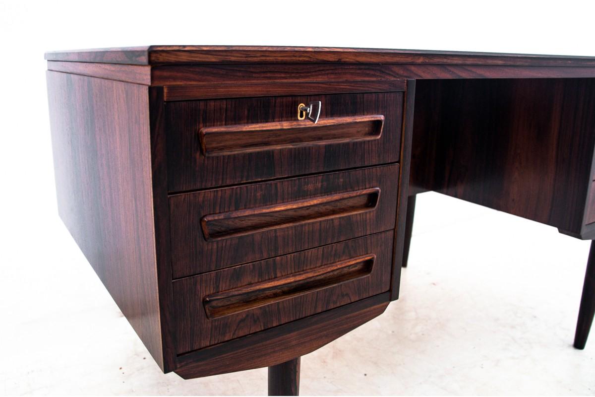 Schreibtisch aus Teakholz, dänisches Design, 1960er Jahre im Angebot 4