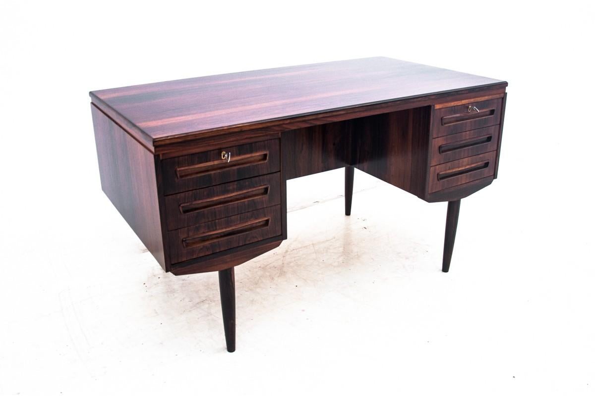 Schreibtisch aus Teakholz, dänisches Design, 1960er Jahre im Angebot 5