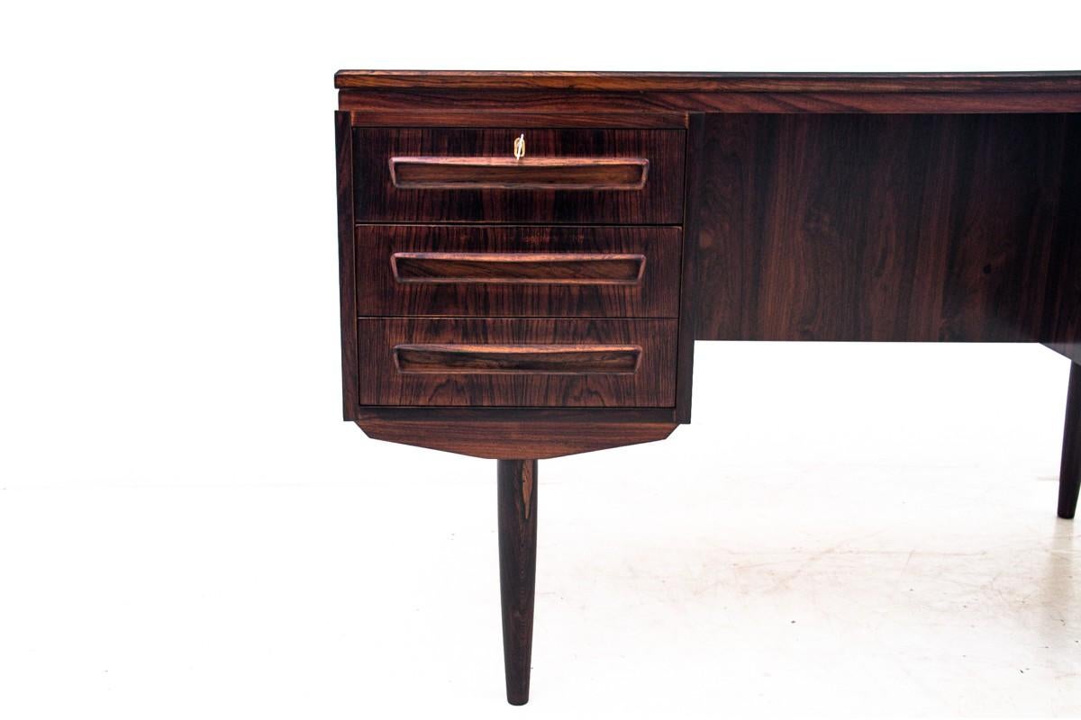 Schreibtisch aus Teakholz, dänisches Design, 1960er Jahre im Angebot 6