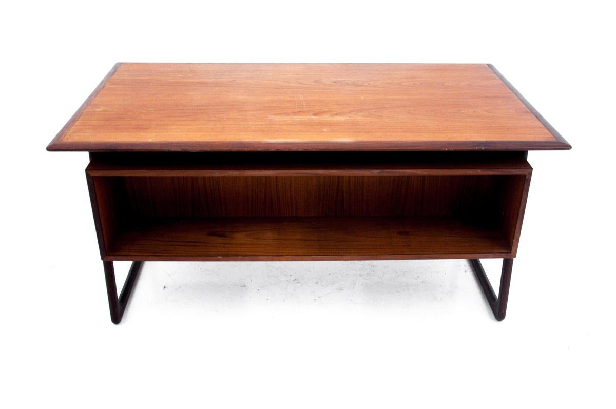 Schreibtisch aus Teakholz, dänisches Design, 1960er Jahre im Angebot 5
