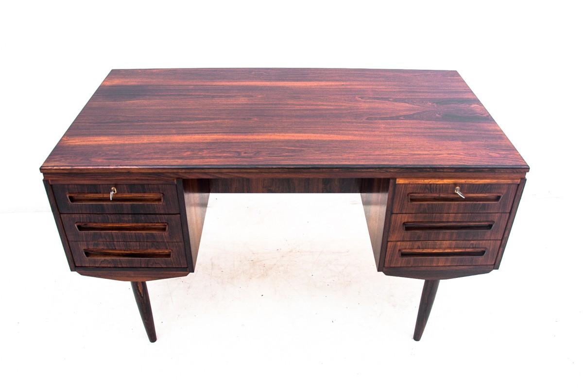 Schreibtisch aus Teakholz, dänisches Design, 1960er Jahre im Angebot 10