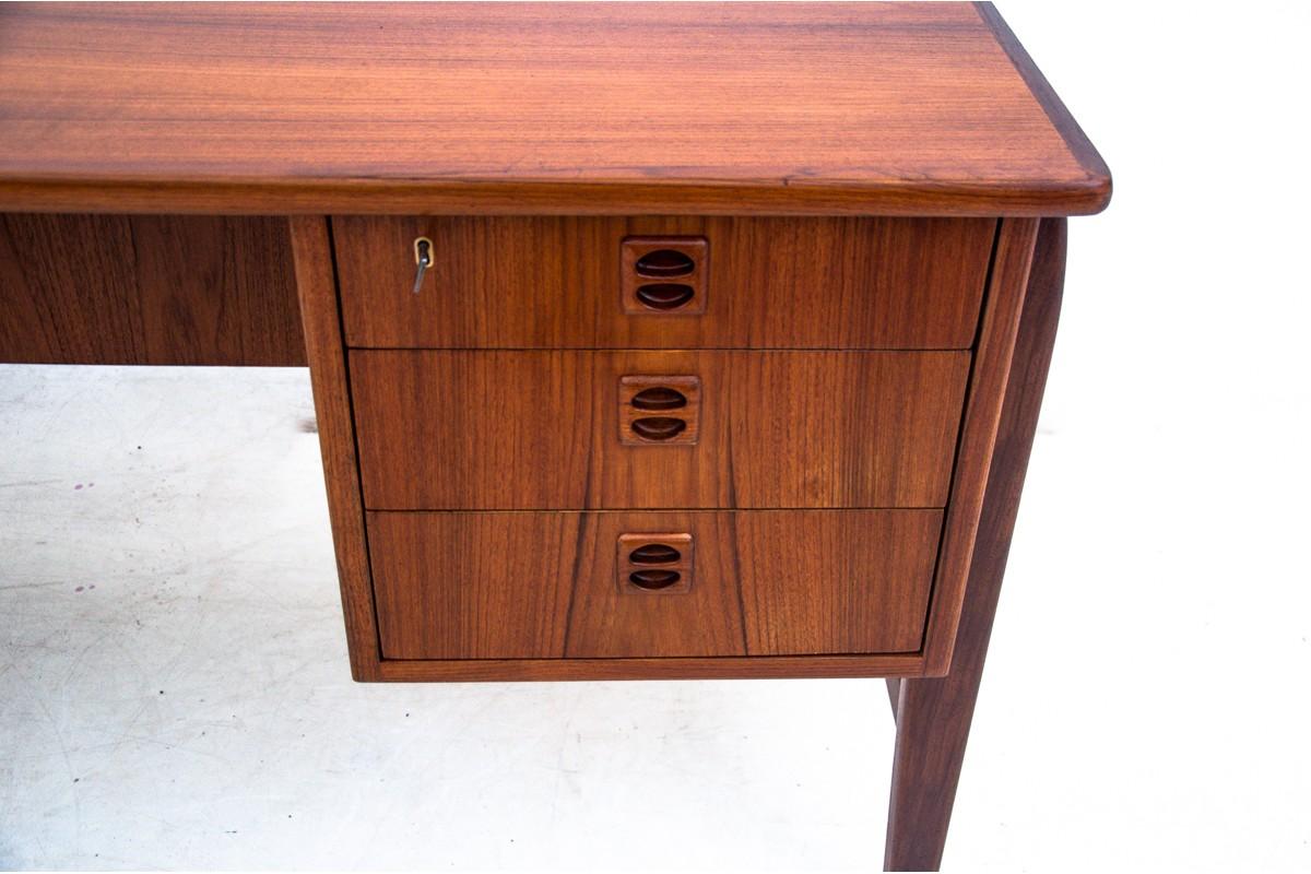 Scandinavian Modern Teak Desk, Danish Design, 1960s