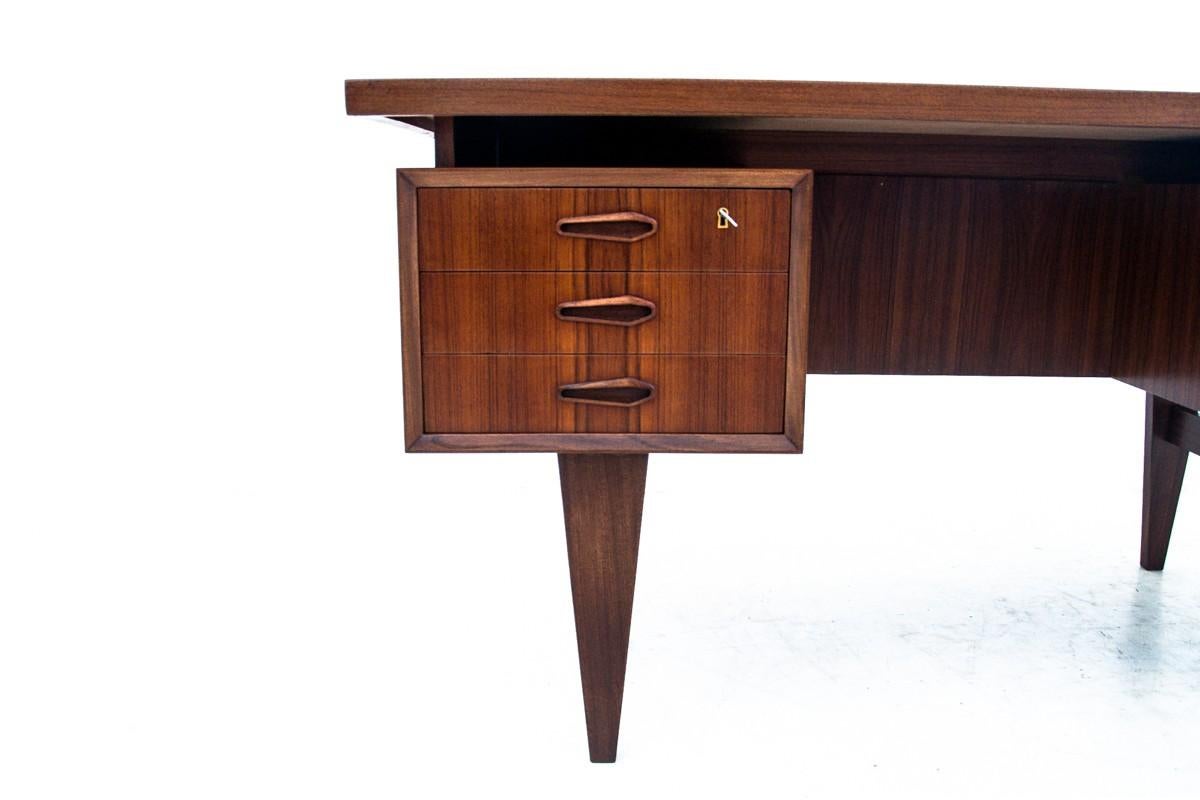 Teak Scrivania in teak, design danese, anni '60 in vendita