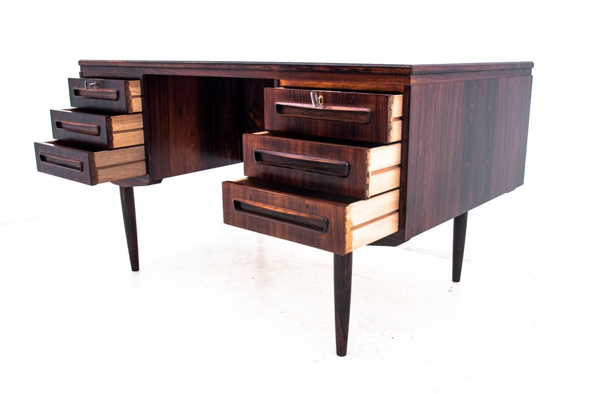 Schreibtisch aus Teakholz, dänisches Design, 1960er Jahre im Angebot 2