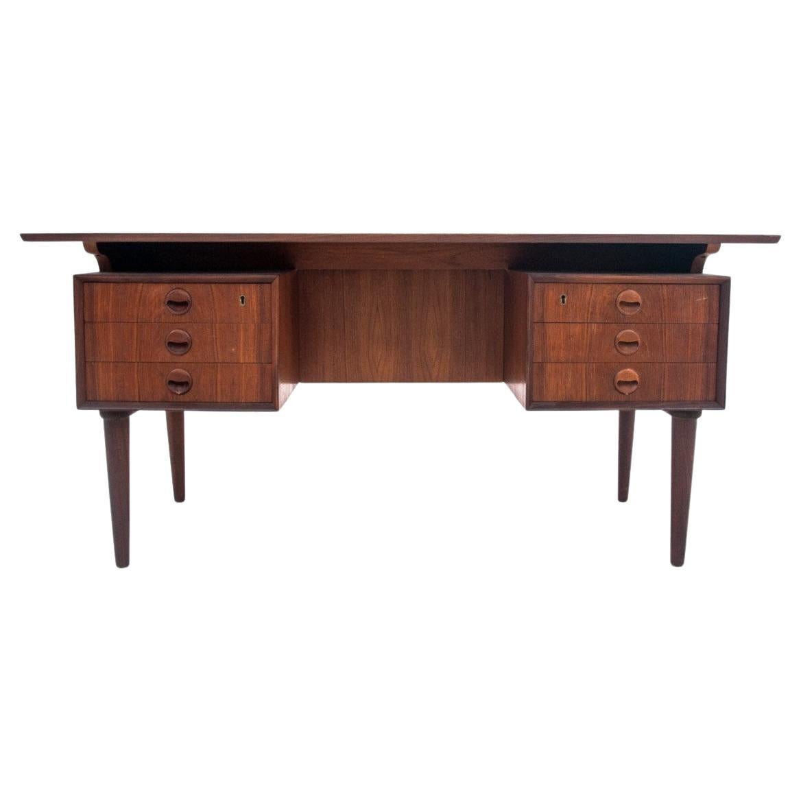 Teak Desk, Danish Design, 1960s