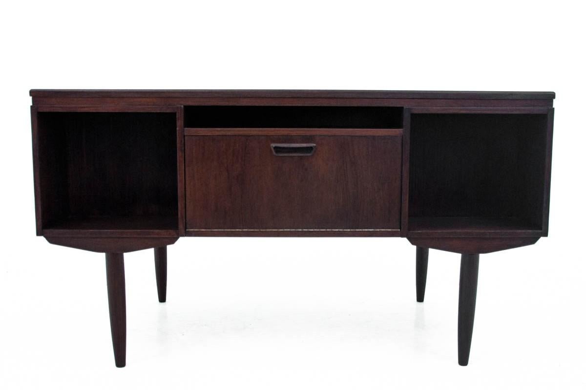 Schreibtisch aus Teakholz, dänisches Design, 1960er Jahre, neu lackiert im Angebot 2