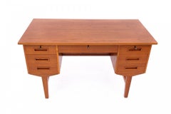 Teak desk, Denmark, 1960s.