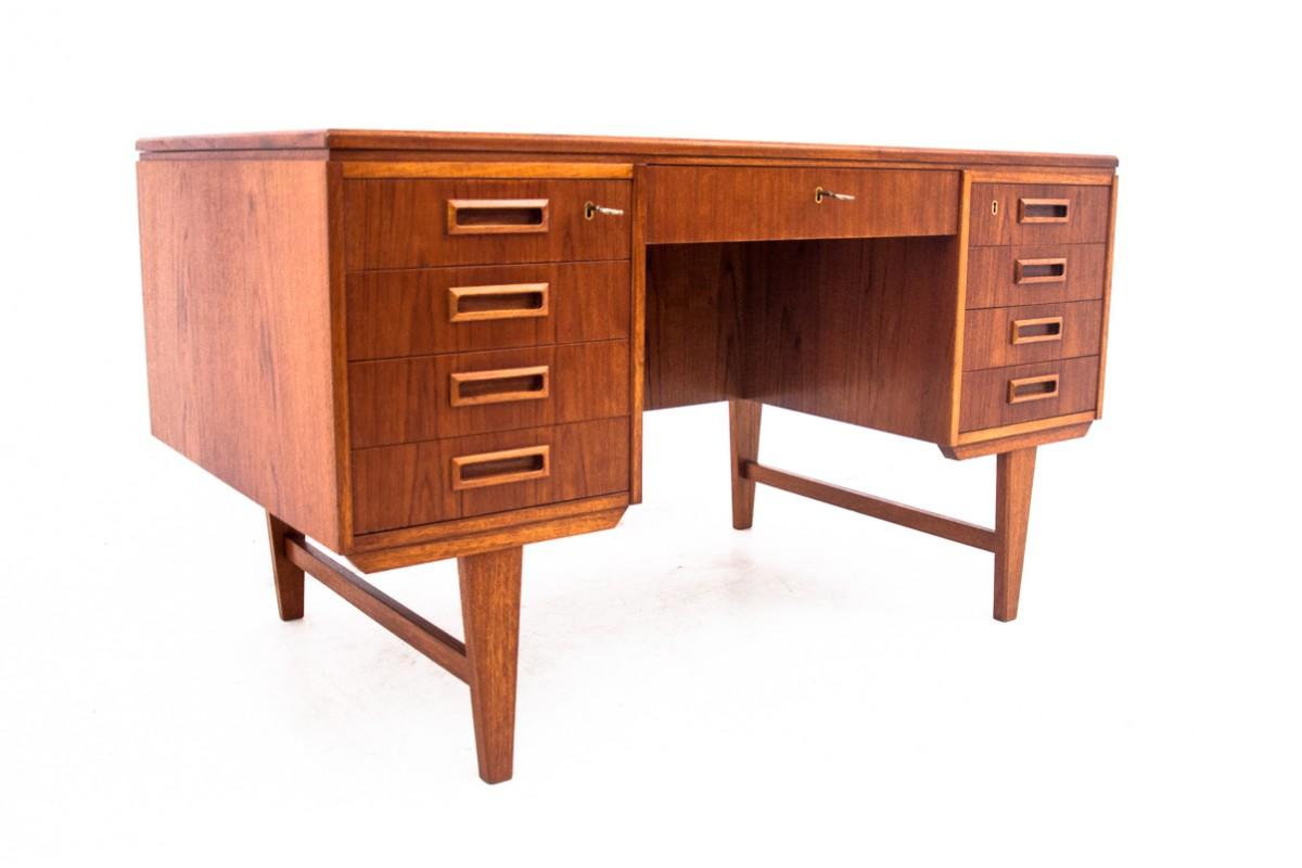 Mid-Century moderno Scrivania in teak, Danimarca, anni '60. in vendita