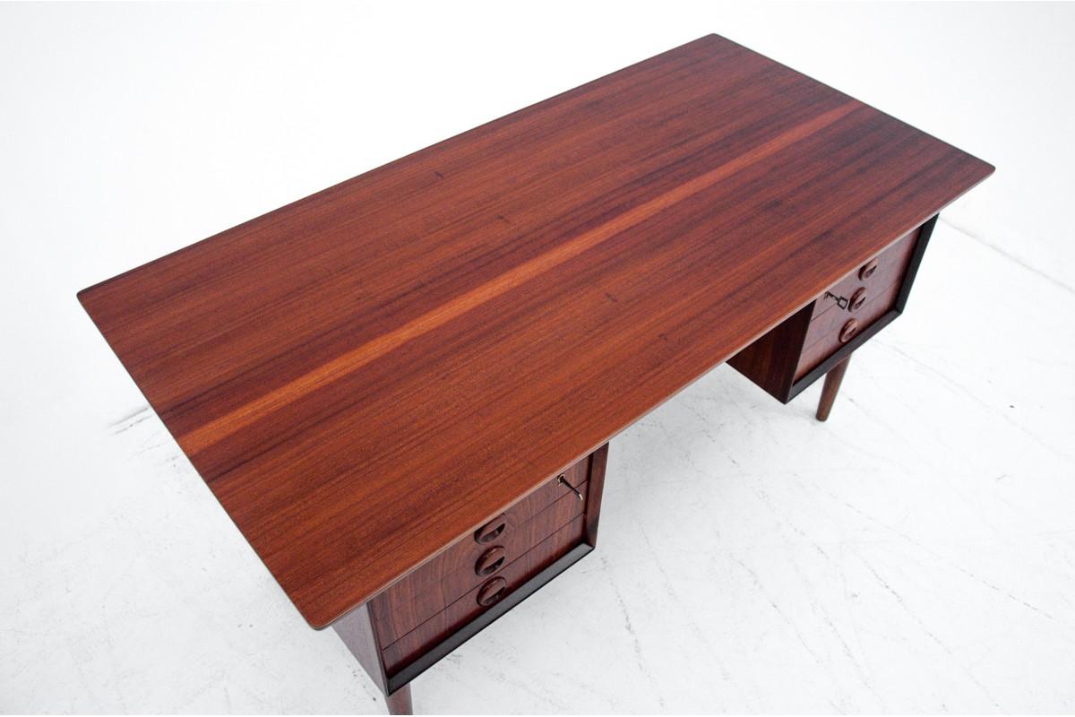 Scrivania in teak, Danimarca, anni '60 In condizioni buone in vendita a Chorzów, PL