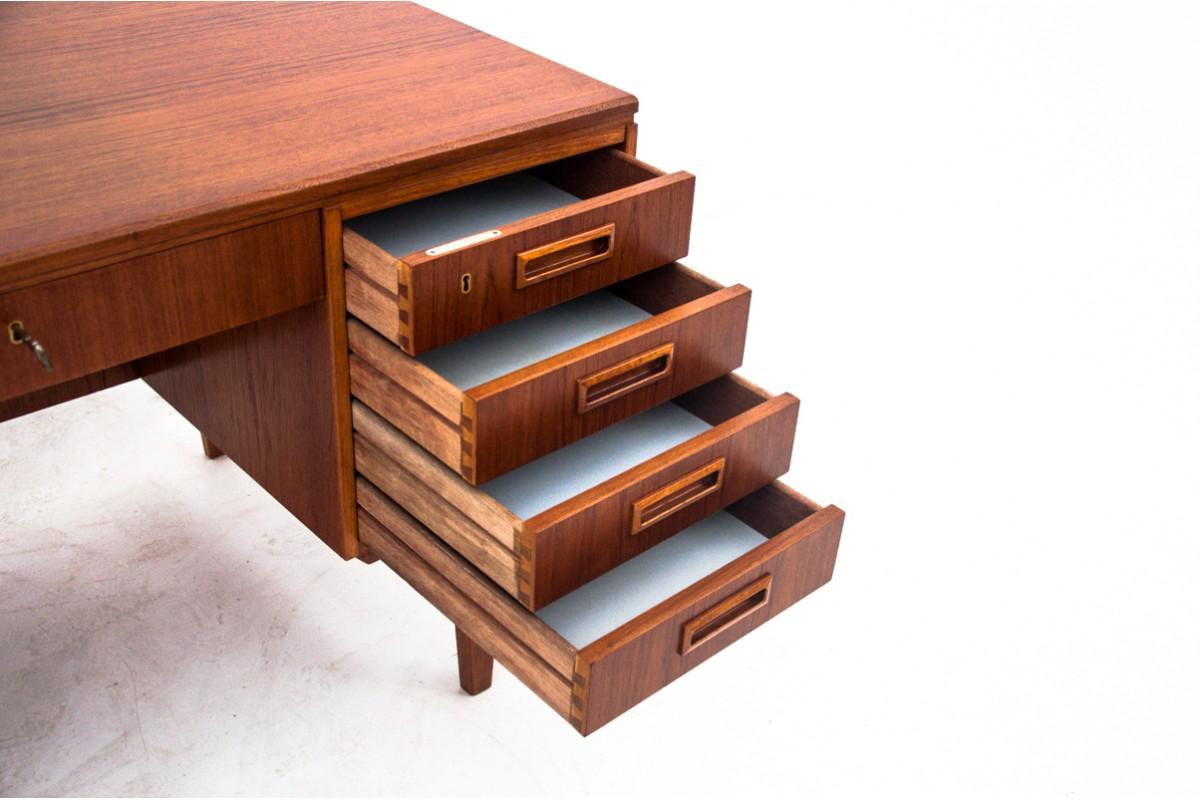 Teak Scrivania in teak, Danimarca, anni '60. in vendita
