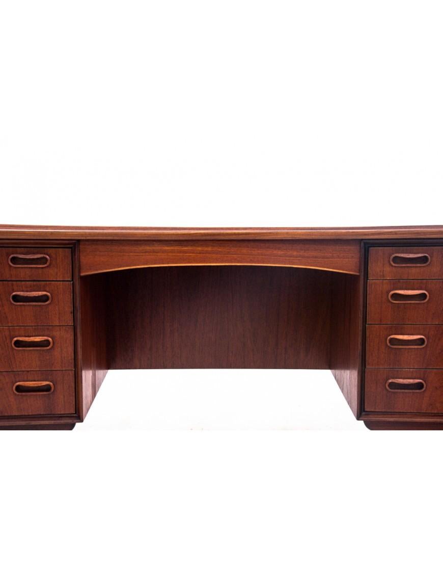 Teak Desk, designed by Svend Aage Madsen for H.P. Hansen, Denmark, 1960s 4