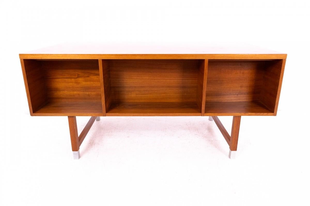 Bureau en teck, Eigil Petersens Mobelfabrik, Danemark, années 1960. Après la rénovation. en vente 6