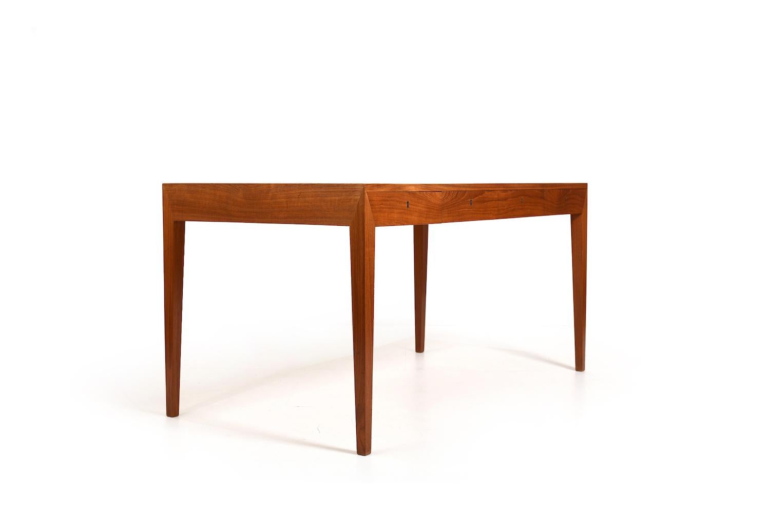 Teak Desk Mod.36 by Severin Hansen for Haslev 1950s For Sale 3