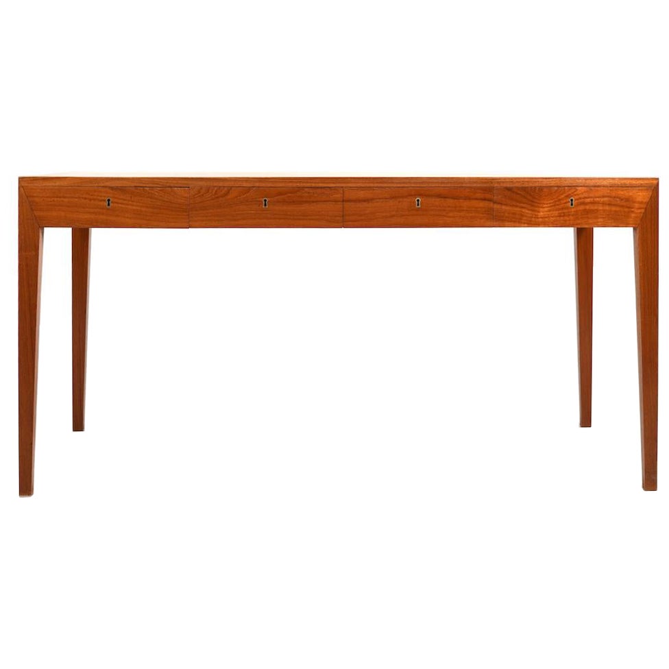 Teak Desk Mod.36 by Severin Hansen for Haslev 1950s