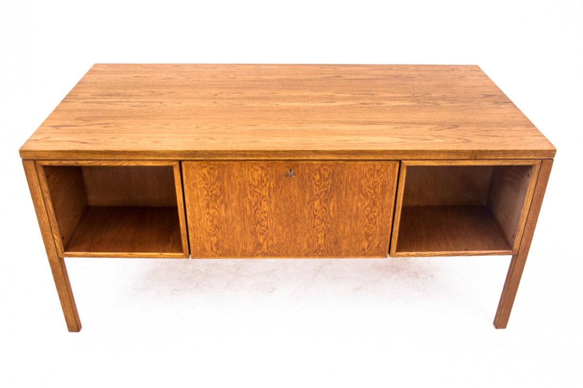 Teak Desk, Model 77, Omann Jun, Denmark, 1960s In Good Condition For Sale In Chorzów, PL