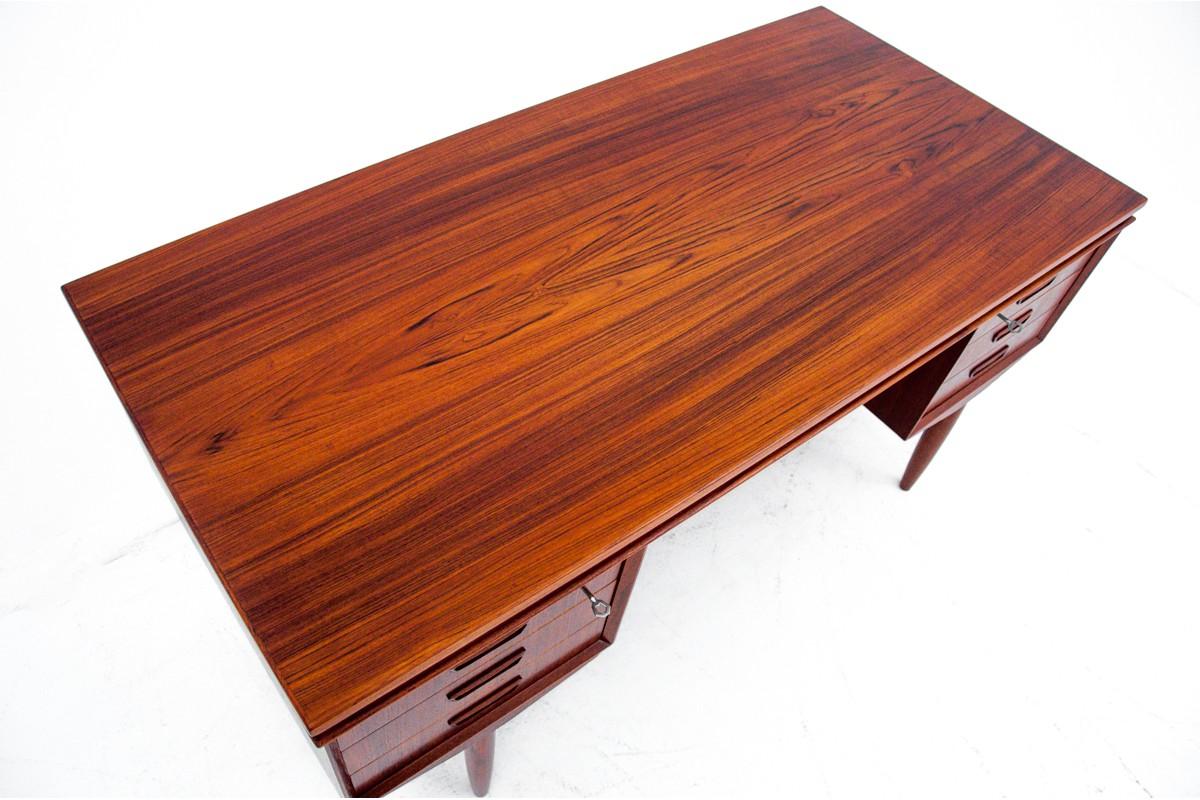 Mid-20th Century Teak Desk Vintage, Denmark, 1960s For Sale