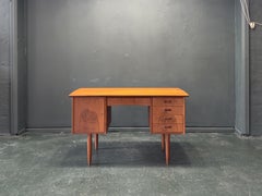 Teak Desk with Storage Units