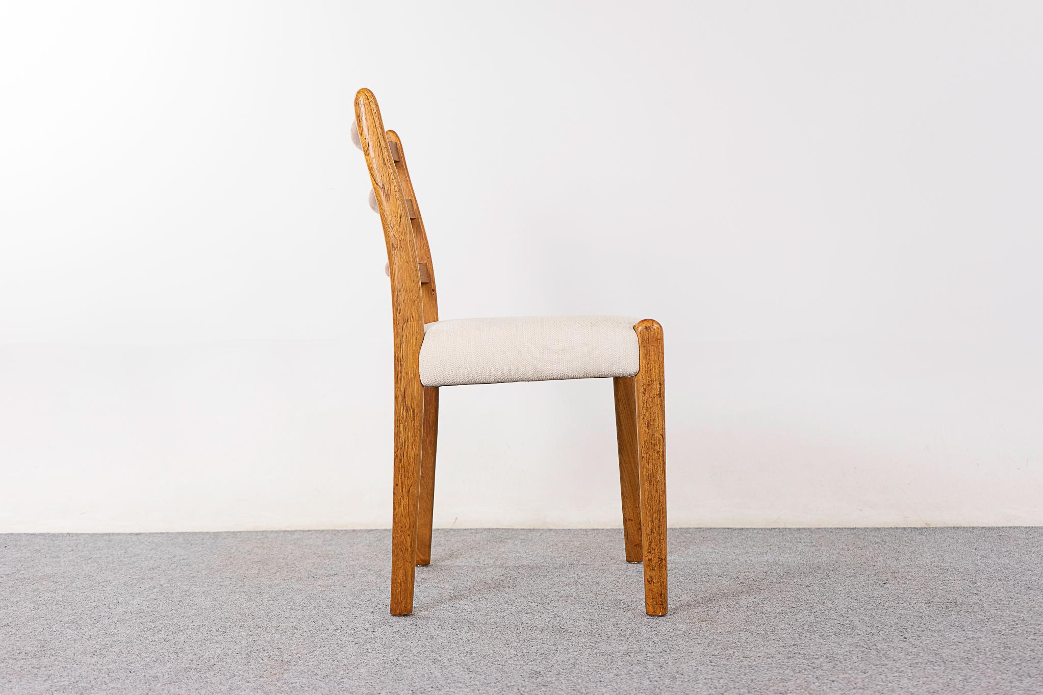 Late 20th Century Teak Dining Chair  For Sale