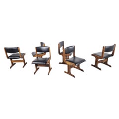 Teak Dining Chairs 1960s, Set of 6