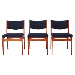 Teak Dining Chairs 1970s by Uldum Danish Teak Vintage