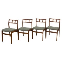 Antique Teak Dining Chairs by Dscan, Set of Four