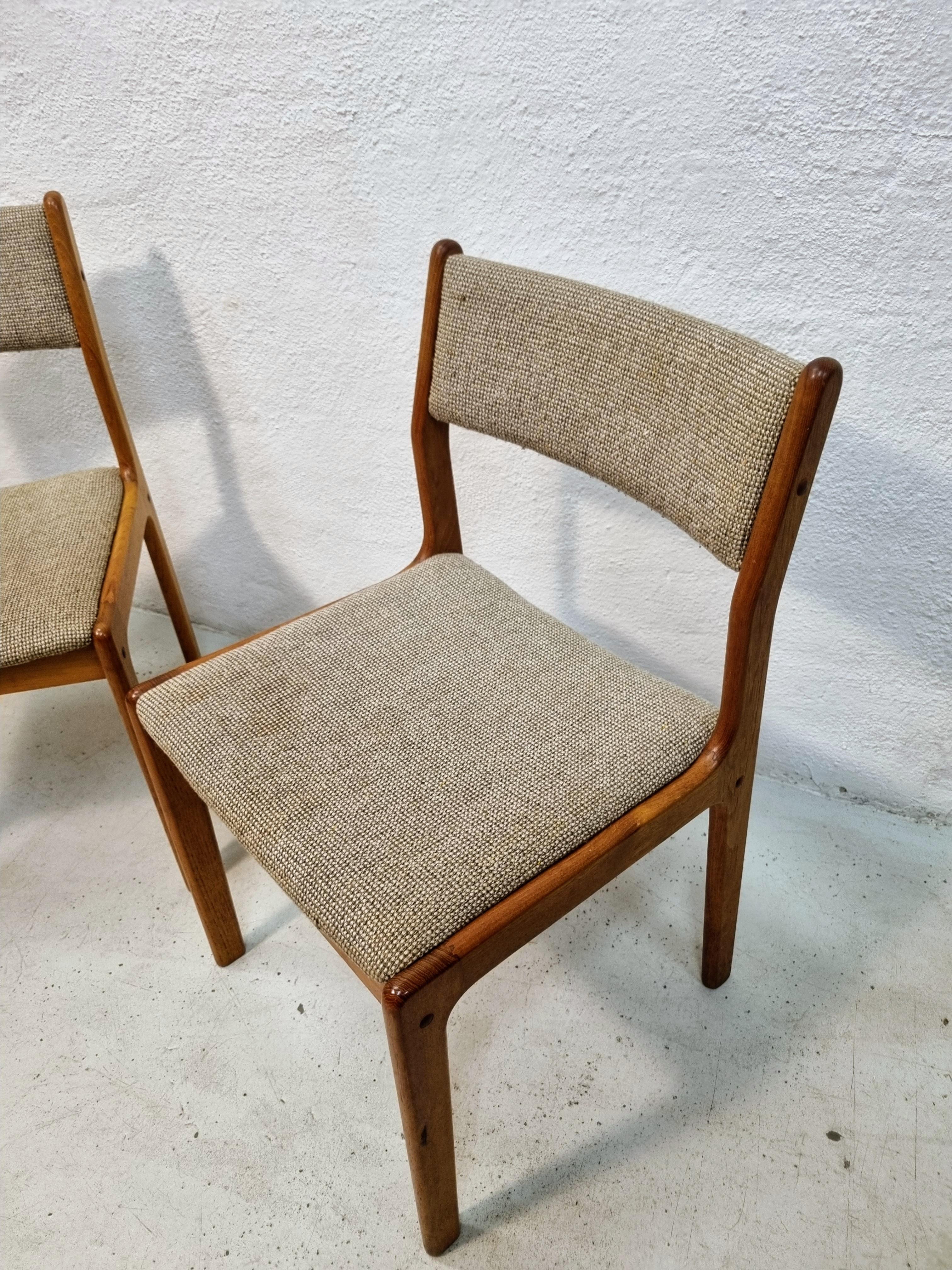 20th Century Teak Dining Chairs from Findahl 
