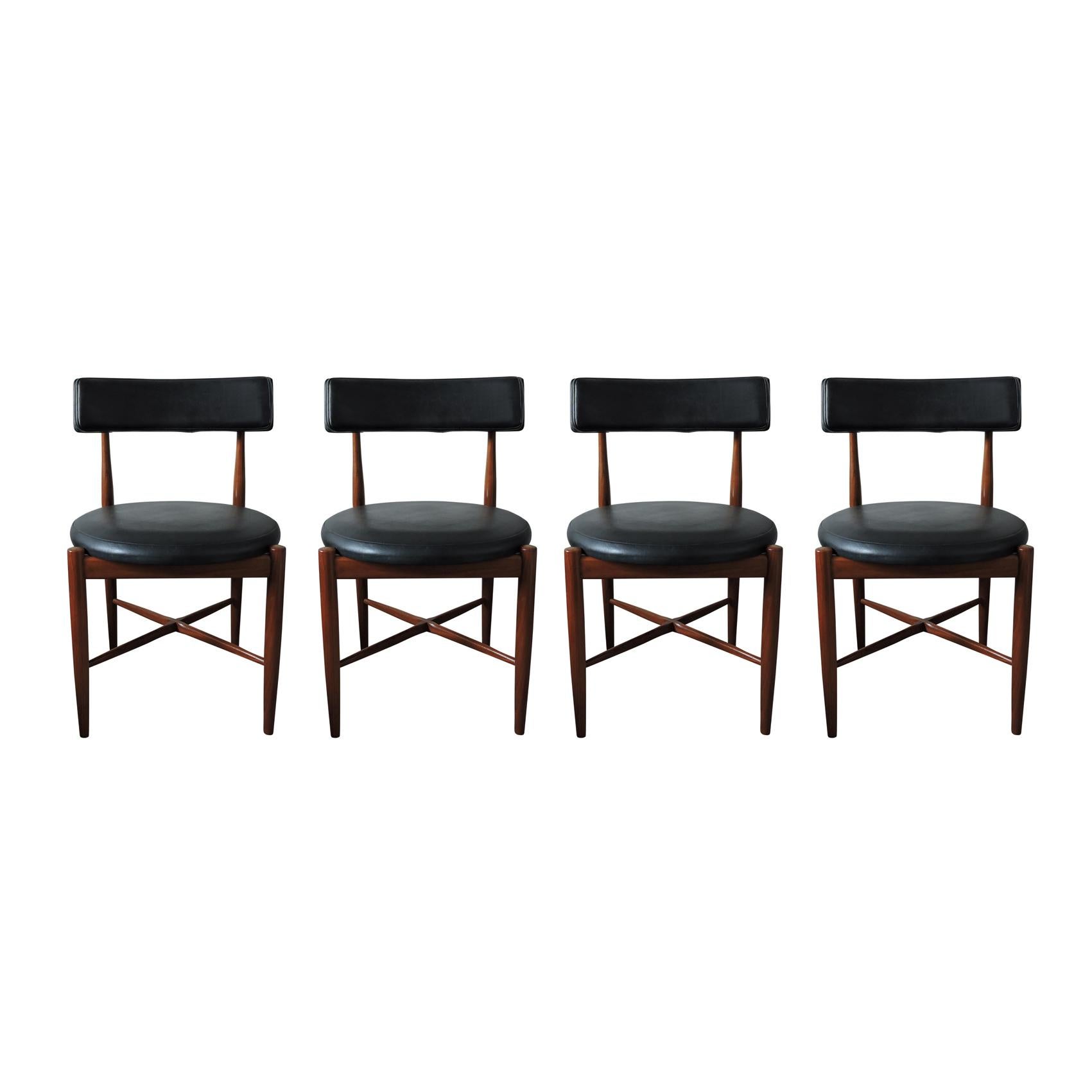 Teak Dining Chairs from G-Plan, 1960s, Set of Four