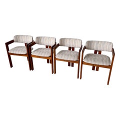 Teak Dining Chairs in the style of Augusto Savini Pamplona, 60
s