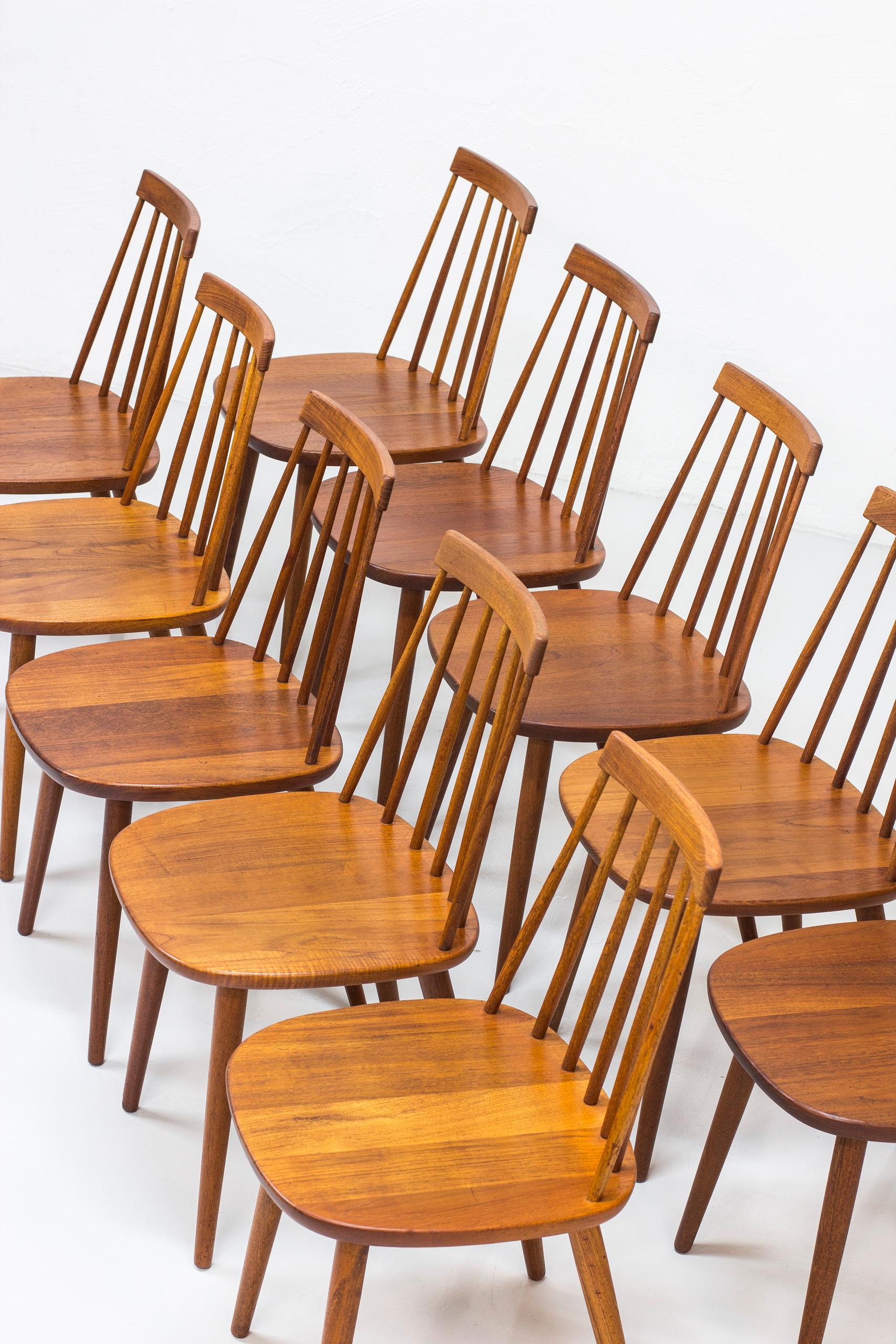 Mid-20th Century Teak Dining Chairs 