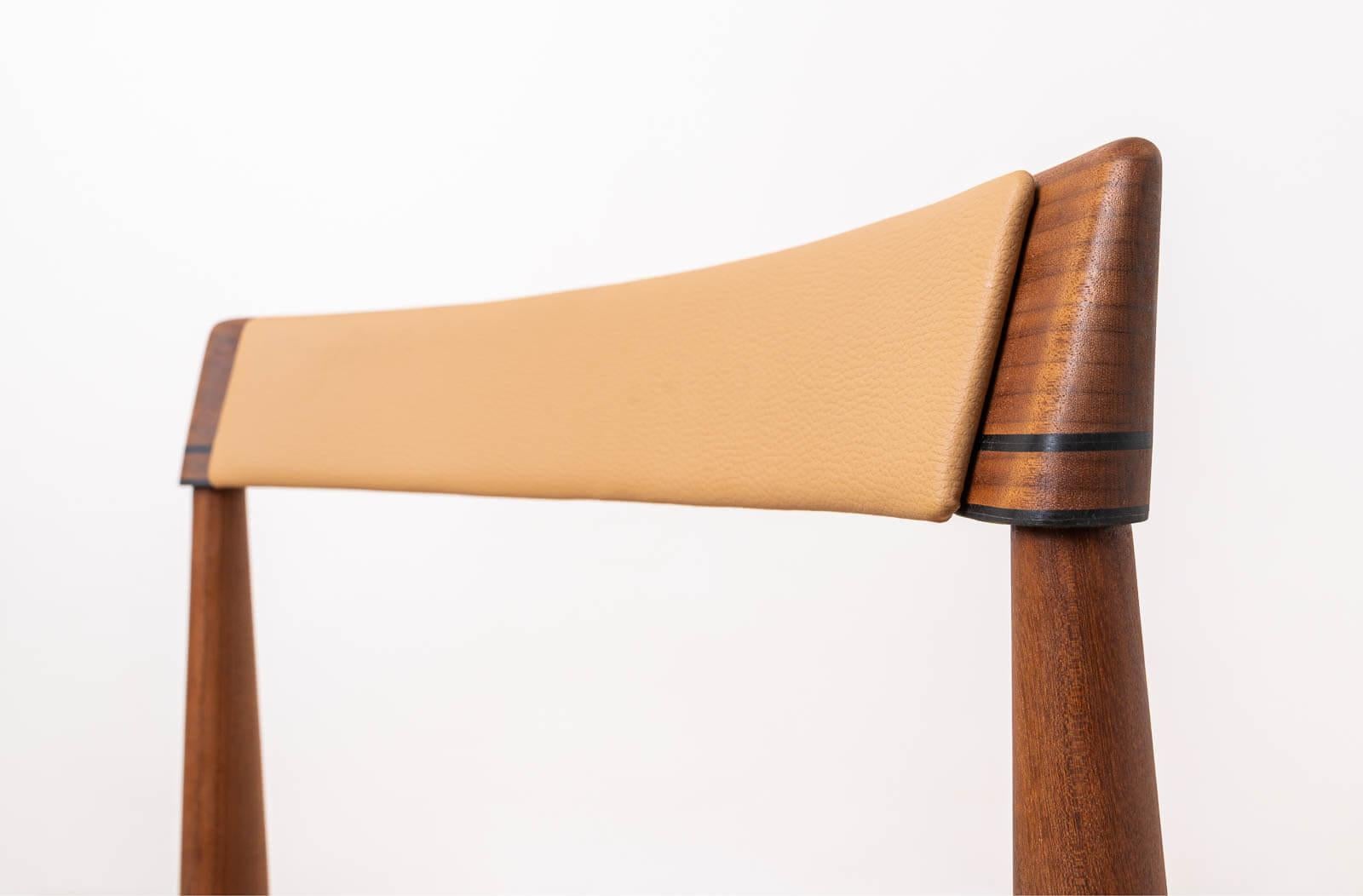 Teak Dining Set by Hans Olsen, 4 Chairs, Round Table, Danish Modern, 1950s For Sale 6
