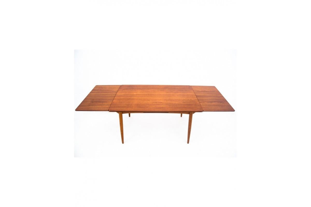 Ensemble de salle à manger en teck, Danish Design, Danemark, années 1960. Après la rénovation. en vente 1