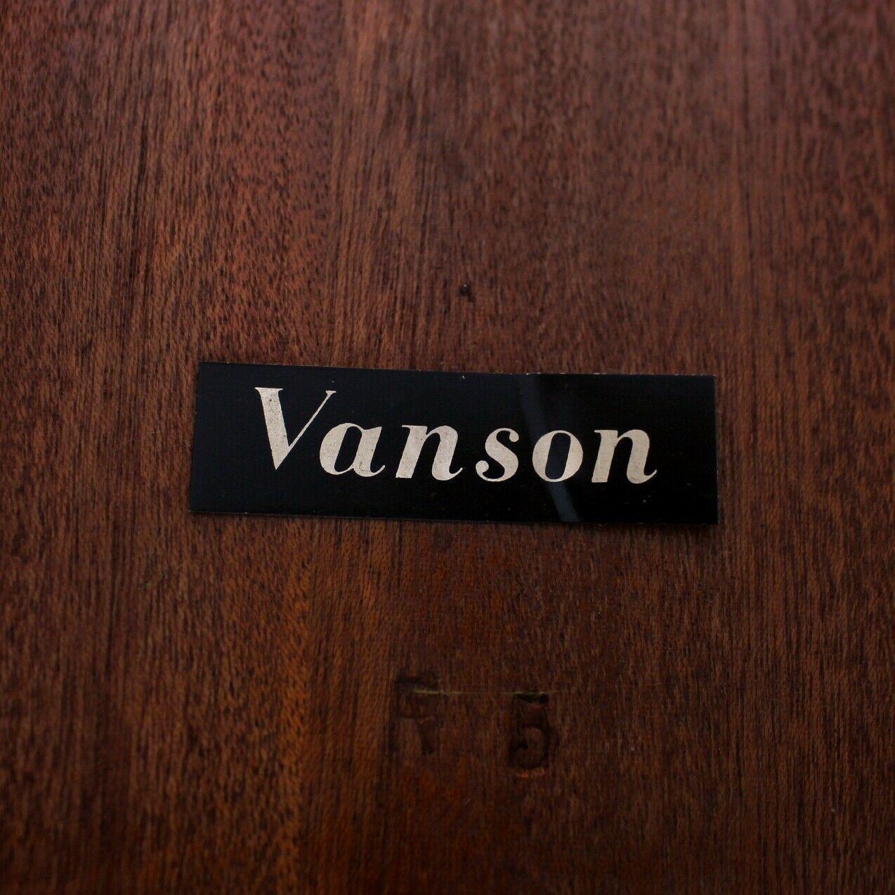 Teak Dining Table and 4 Chairs Vanson MCM In Good Condition In Newcastle upon Tyne, GB