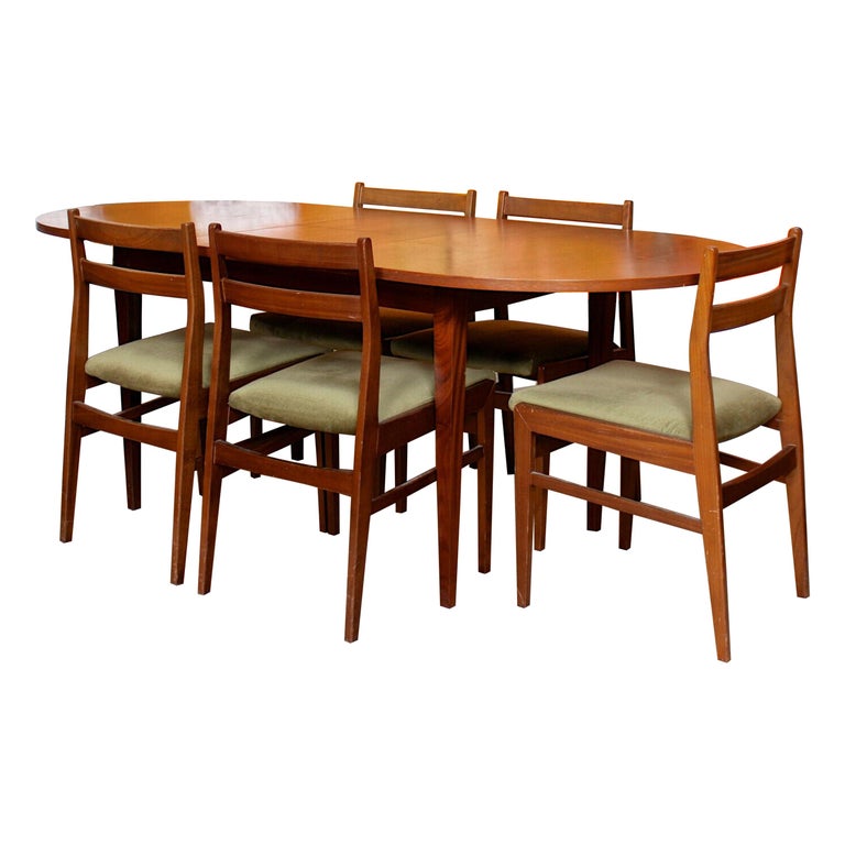 Teak Dining Table And 5 Chairs Mcm, 1970s Style Dining Table And Chairs
