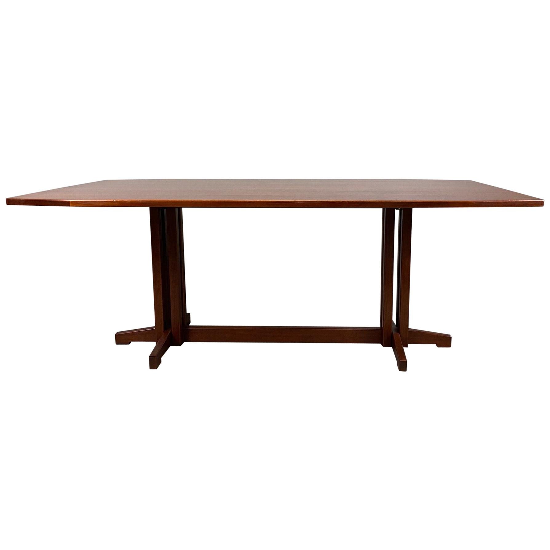 Teak Dining Table by Ilmari Tapiovaara for La Permanente Cantù, 1960s For Sale