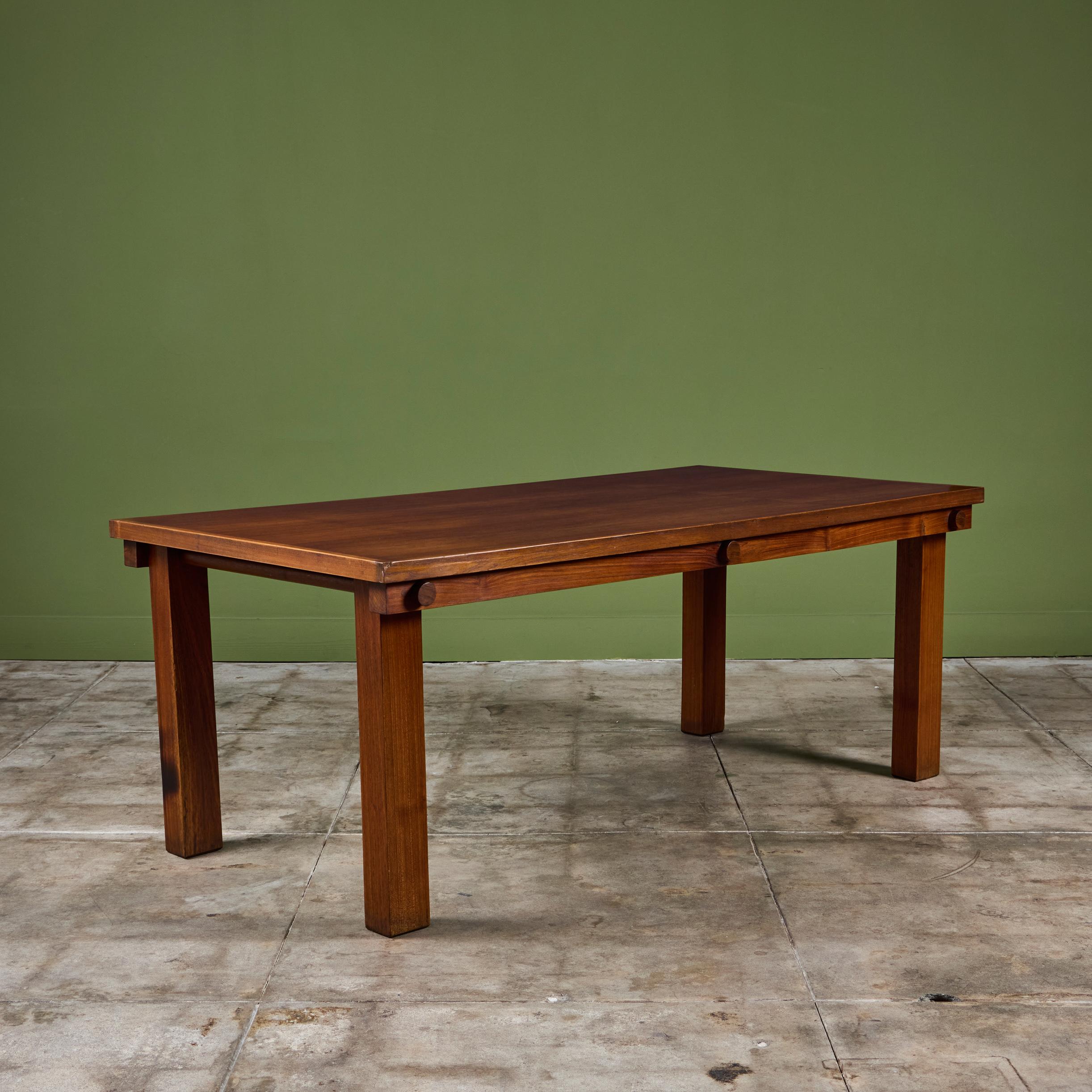 Teak Dining Table by Mini Boga for Taaru For Sale 4